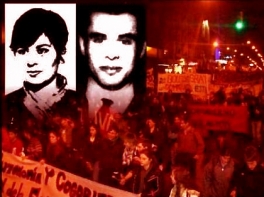 La represión policial uruguaya asesina a Susana Pintos y Hugo de los Santos La represión policial uruguaya asesina a Susana Pintos y Hugo de los Santos