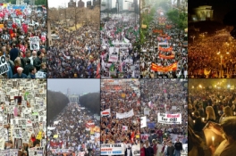 Manifestaciones en todo el mundo contra la invasión yanqui a Irak