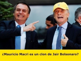 ¿Mauricio Macri es un clon de Jair Bolsonaro? ¿Mauricio Macri es un clon de Jair Bolsonaro?