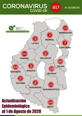 Confirmaron 13 casos de coronavirus: 9 se registraron en Paraná Confirmaron 13 casos de coronavirus: 9 se registraron en Paraná