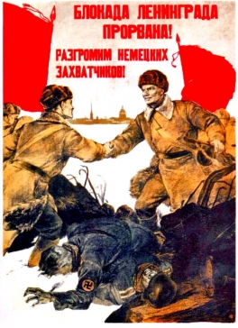 Los soviéticos rompen el asedio nazi a Leningrado, que duró 900 días