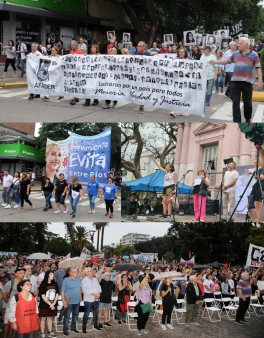 Multitudinaria marcha en Paraná pidiendo Memoria, Verdad y Justicia