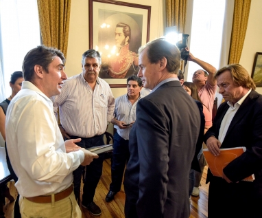 Bordet repasó con el titular de Vialidad Nacional las obras cofinanciadas con Nación que se ejecutan en Entre Ríos