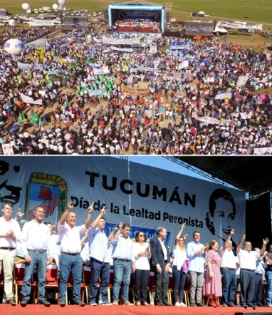 El Peronismo festejó en todo el país el 17 de octubre y se planteó la unidad para recuperar el Gobierno