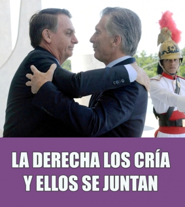 Sin proyectos concretos, Macri se juntó con Bolsonaro solo para criticar a Maduro