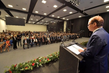 Industriales, empresarios, políticos y eclesiásticos destacan gestión de gobierno de Bordet