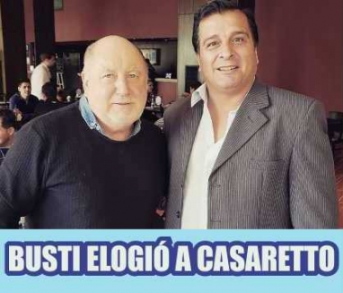 Busti elogió a Casaretto: