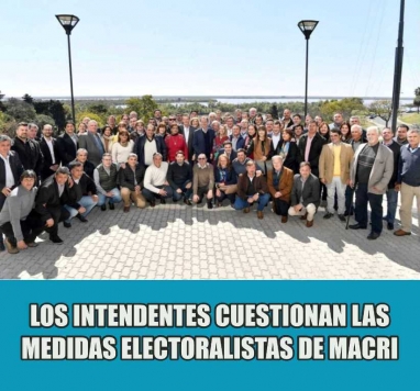 Liga de Intendentes: “Las medidas de Macri perjudican a los entrerrianos”
