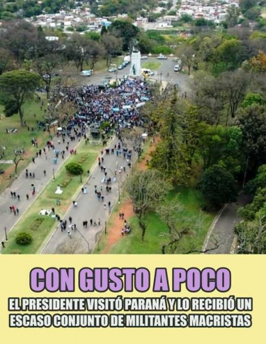 Se notó la ausencia del varisquismo en el acto de Macri en Paraná