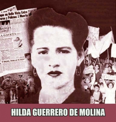 Martirologio de la compañera Hilda Guerrero de Molina, vilmente asesinada por la represión militar dictatorial