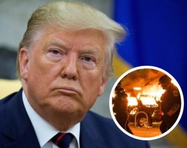 Noche de furia en la Casa Blanca: Trump se escondió en un bunker subterráneo