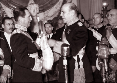 Juan Perón asume su primera presidencia