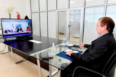Bordet abordó la situación epidemiológica de Entre Ríos con Alberto por videoconferencia