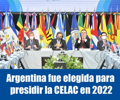 Argentina fue elegida para presidir la CELAC en 2022