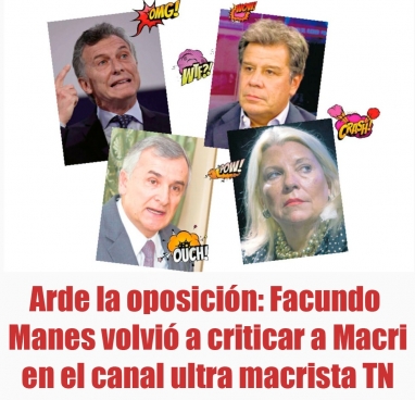 Arde la oposición: Facundo Manes volvió a criticar a Macri en el canal ultra macrista TN
