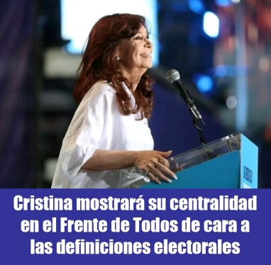 Cristina mostrará su centralidad en el Frente de Todos de cara a las definiciones electorales