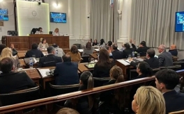En medio de protestas, el Senado dio media sanción a la reforma jubilatoria de Frigerio En medio de protestas, el Senado dio media sanción a la reforma jubilatoria de Frigerio
