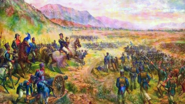 Los patriotas revolucionarios, al mando de Belgrano, derrotan a los colonialistas españoles en la Batalla de Salta