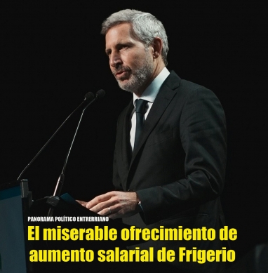 El miserable ofrecimiento de aumento salarial de Frigerio